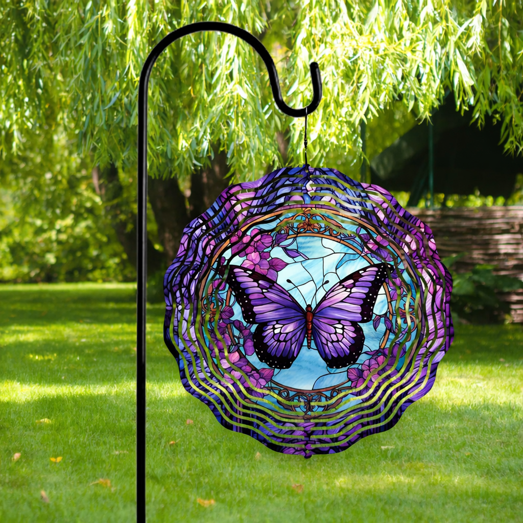 🌿 3D Wind Spinners – Butterfly Garden Decor