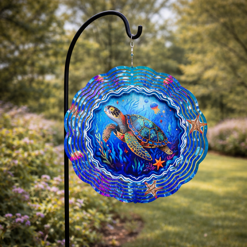 3D Wind Spinners – Sea Turtle Garden Decor