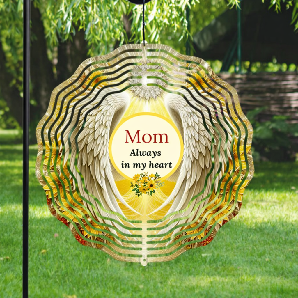 🌿 3D Wind Spinners – Memorial Mom Garden Decor