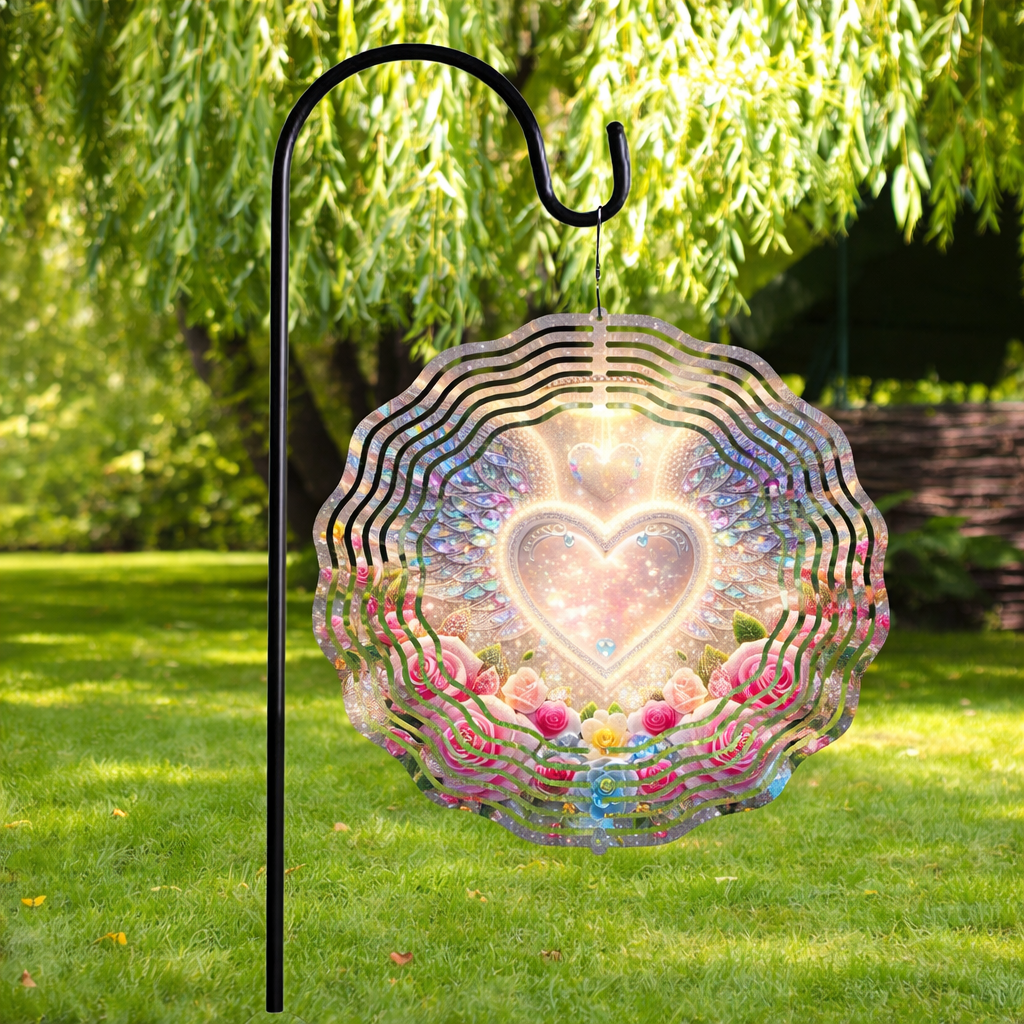 🌿 3D Wind Spinners – Memorial LIGHT Garden Decor