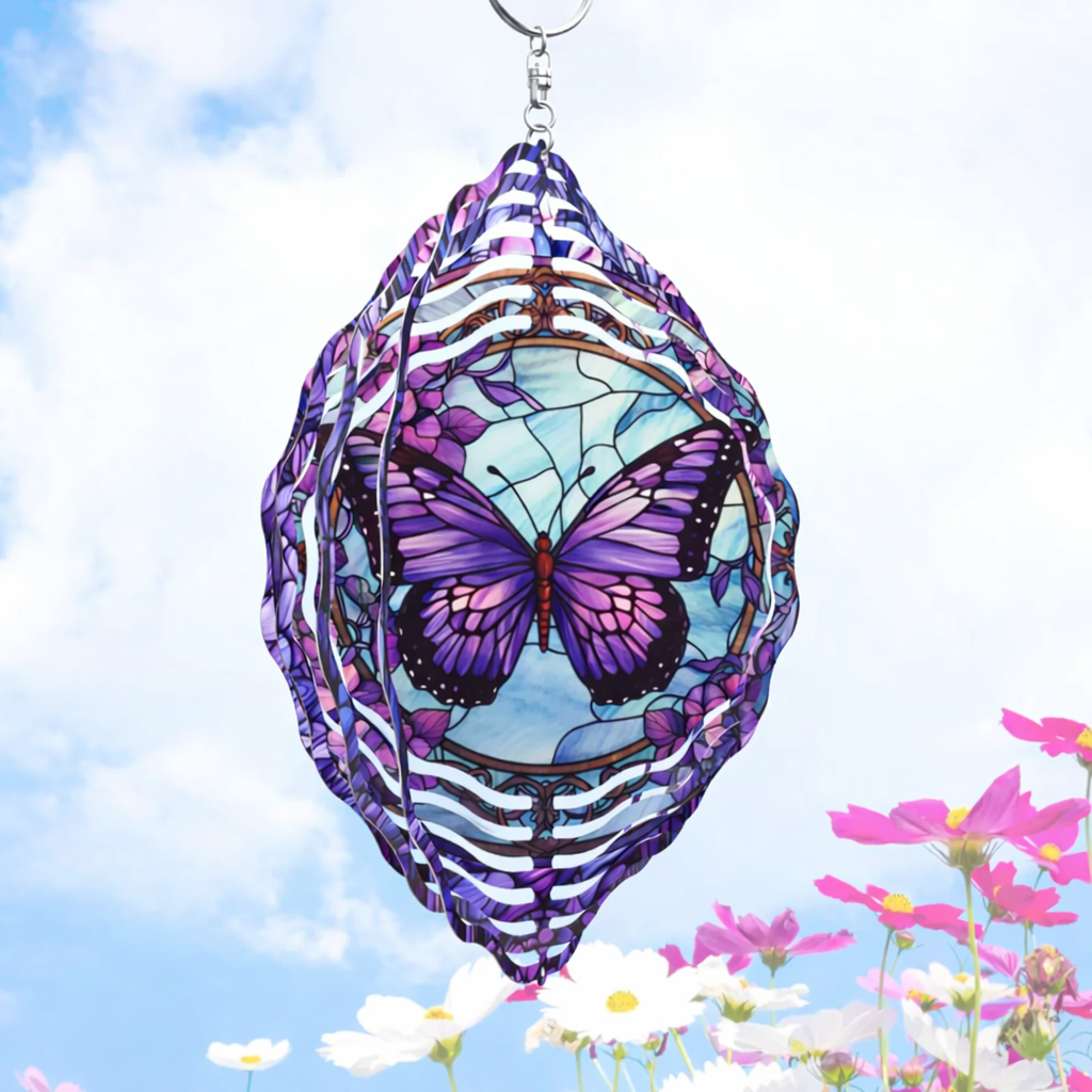 🌿 3D Wind Spinners – Butterfly Garden Decor