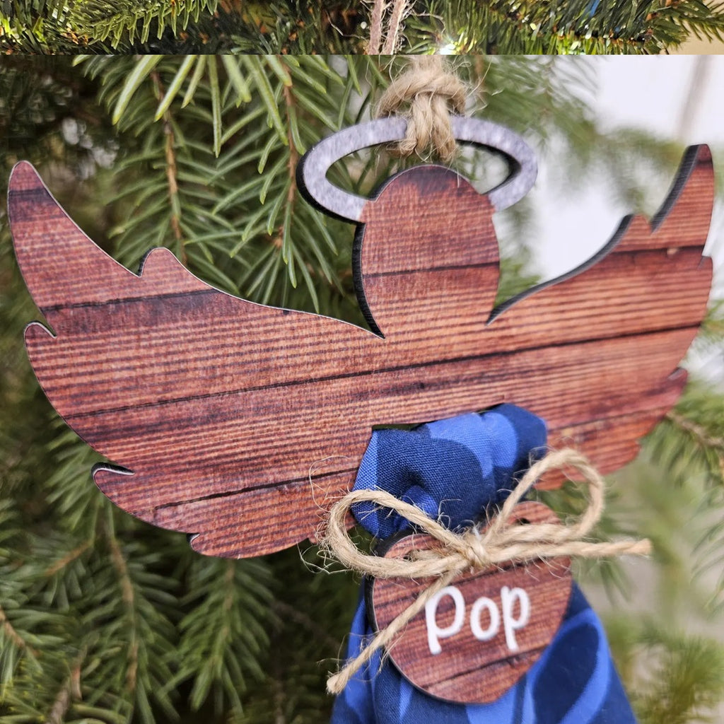 Clothing Keepsake Angel Ornament – Personalized Memorial Gift Pop