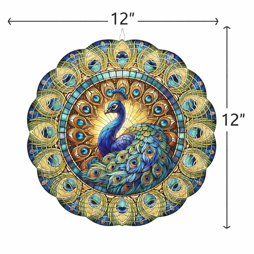 3D Wind Spinners – Peacock Garden Decor