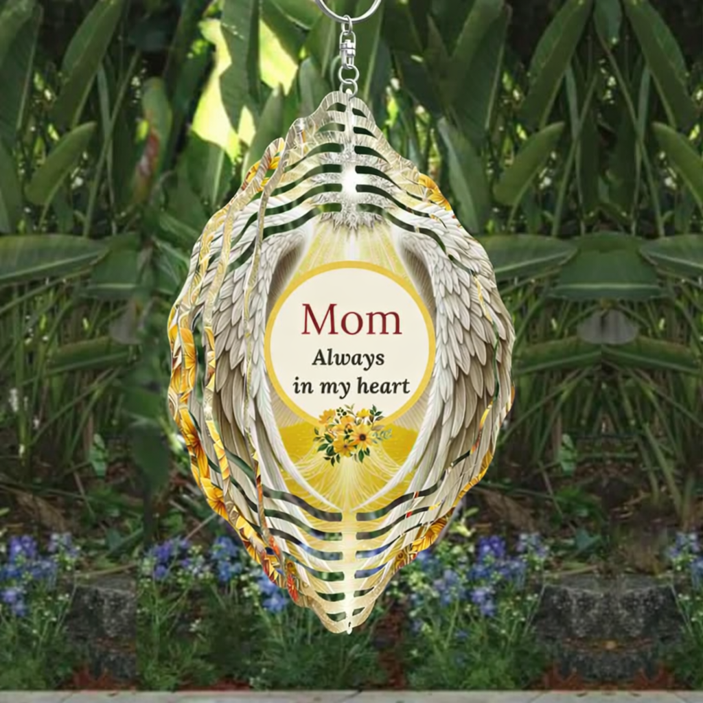 🌿 3D Wind Spinners – Memorial Mom Garden Decor