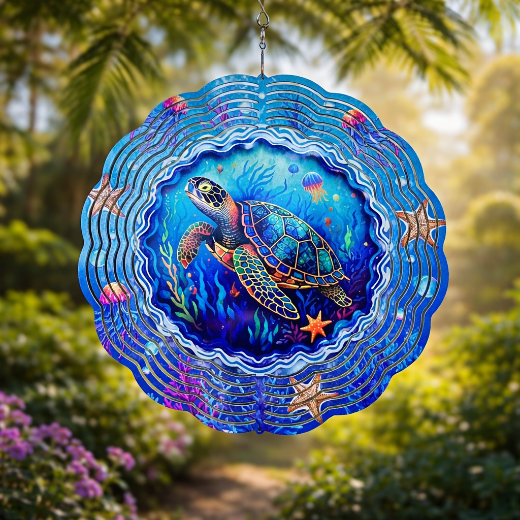 3D Wind Spinners – Sea Turtle Garden Decor