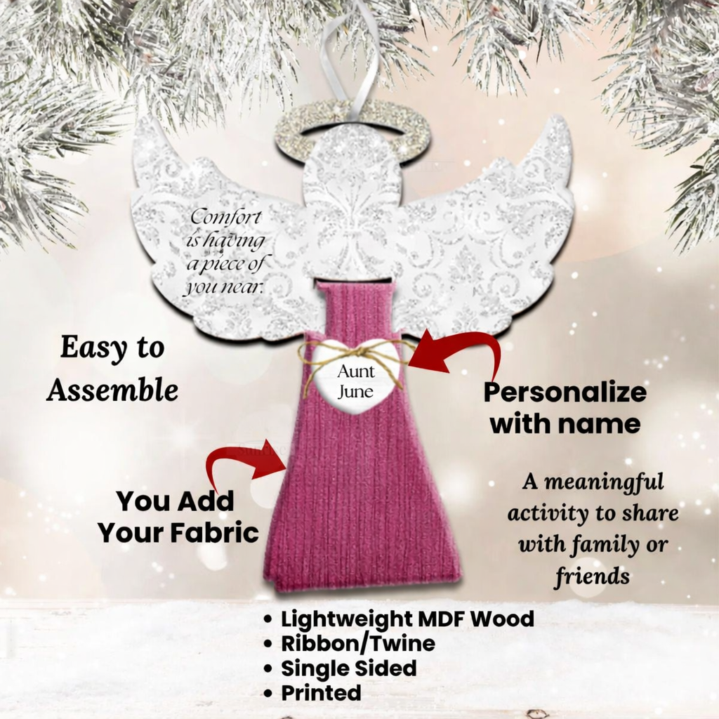 Clothing Keepsake Angel Ornament – Personalized Memorial Gift