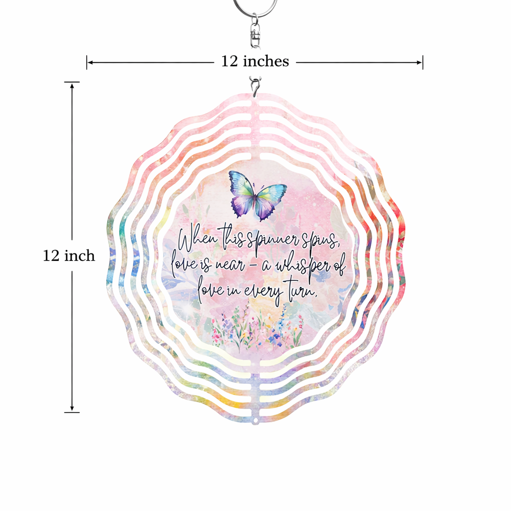 🌿 3D Wind Spinners – Butterfly Memorial Garden Decor
