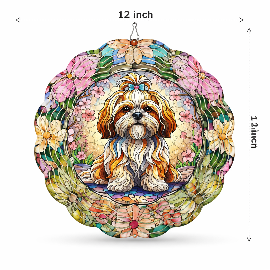 3D Wind Spinners – Shih Tzu Dog Garden Decor