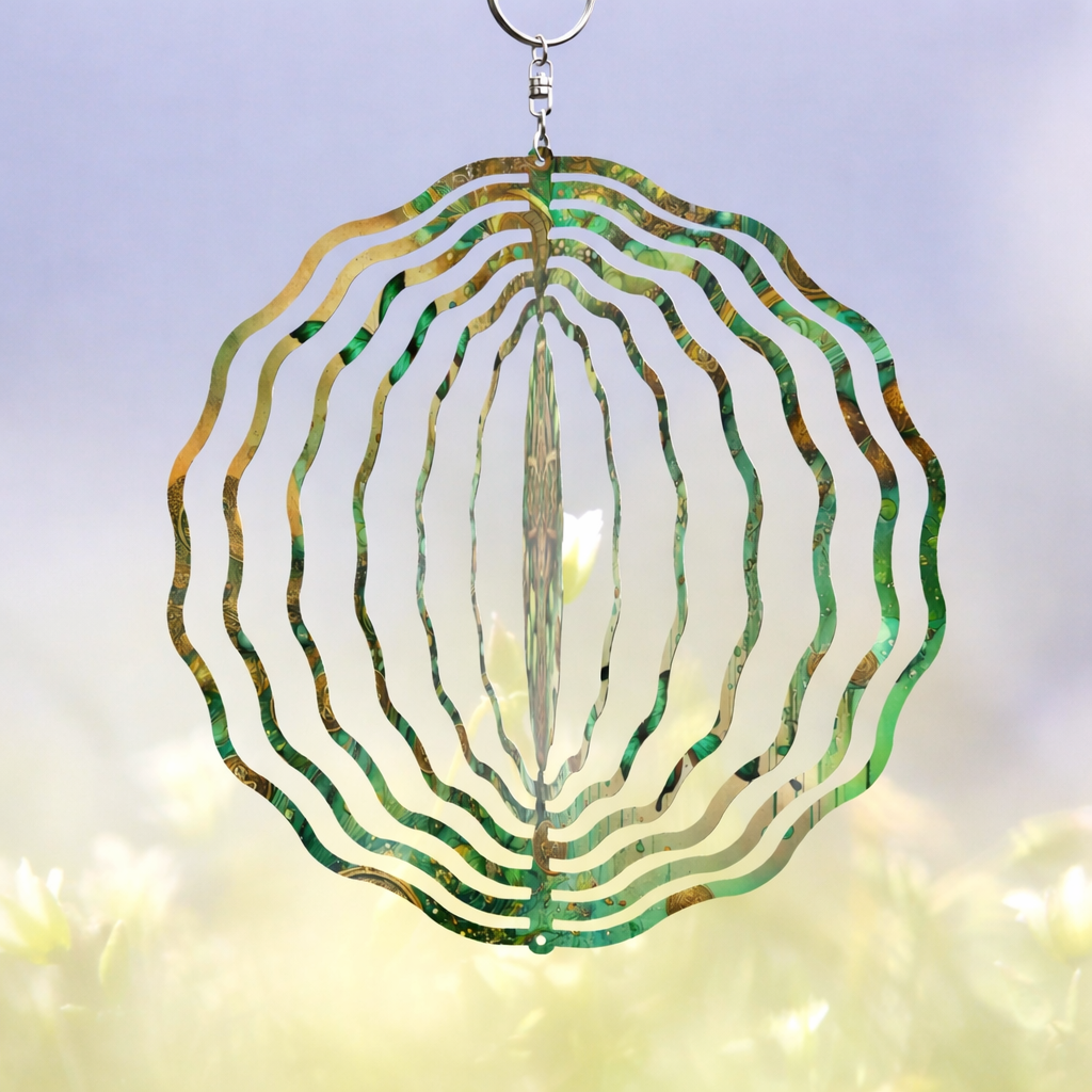 🌿 3D Wind Spinners – Cetic Cross Memorial Garden Decor