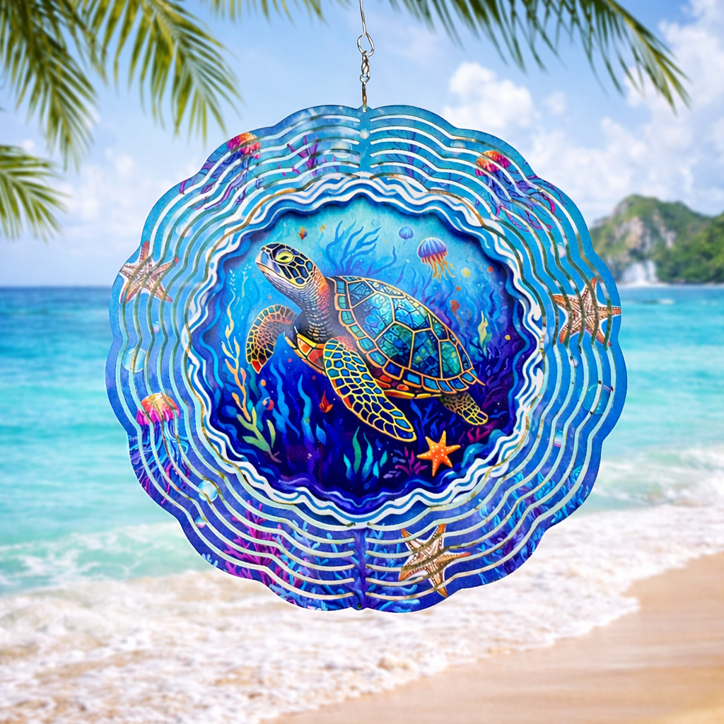 3D Wind Spinners – Sea Turtle Garden Decor