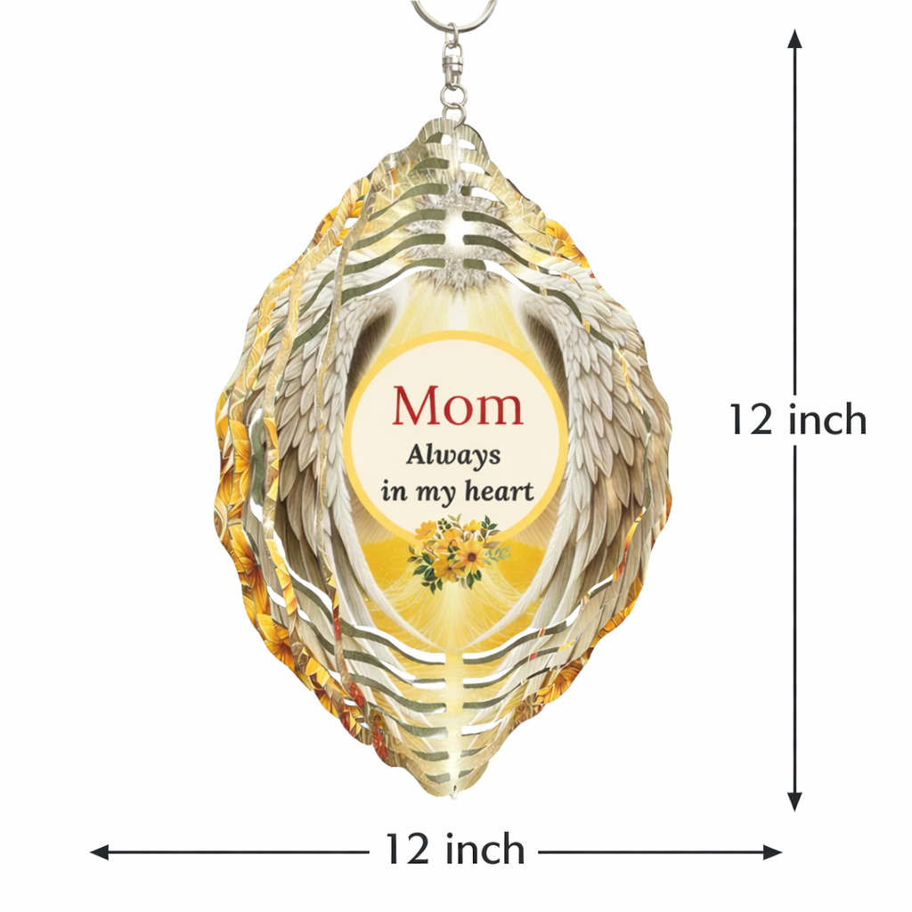 🌿 3D Wind Spinners – Memorial Mom Garden Decor