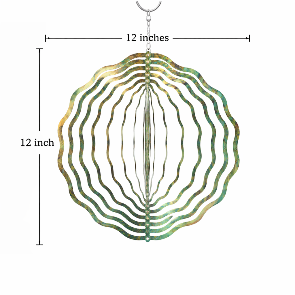 🌿 3D Wind Spinners – Cetic Cross Memorial Garden Decor