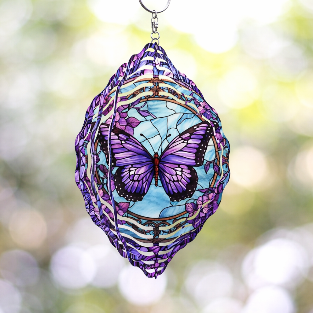 🌿 3D Wind Spinners – Butterfly Garden Decor
