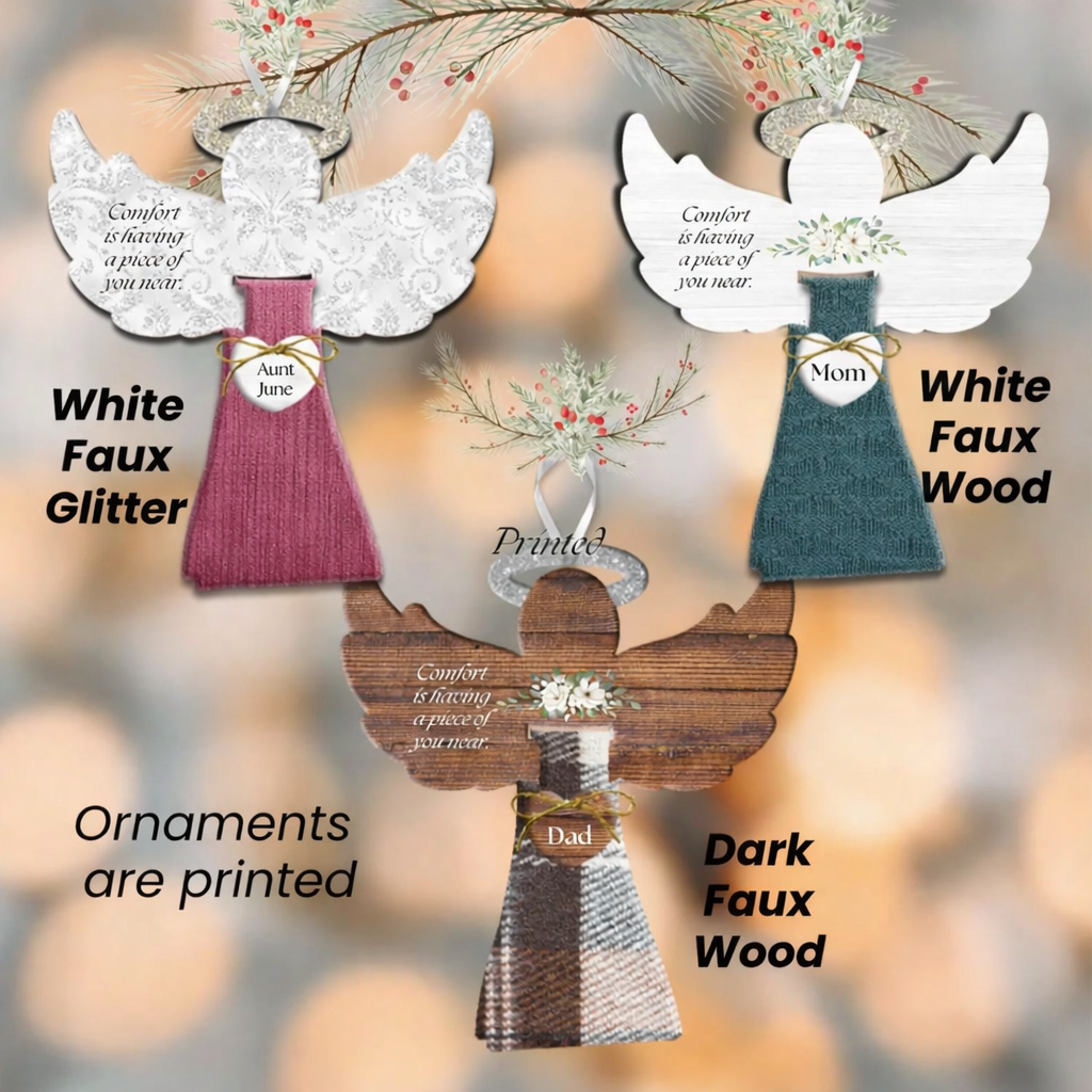 Clothing Keepsake Angel Ornament – Personalized Memorial Gift
