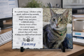 Pet Memorial Photo Plaque – Favorite Hello Hardest Goodbye