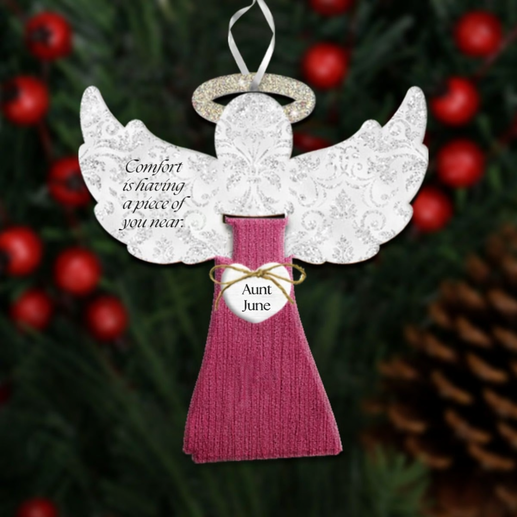 Clothing Keepsake Angel Ornament – Personalized Memorial Gift