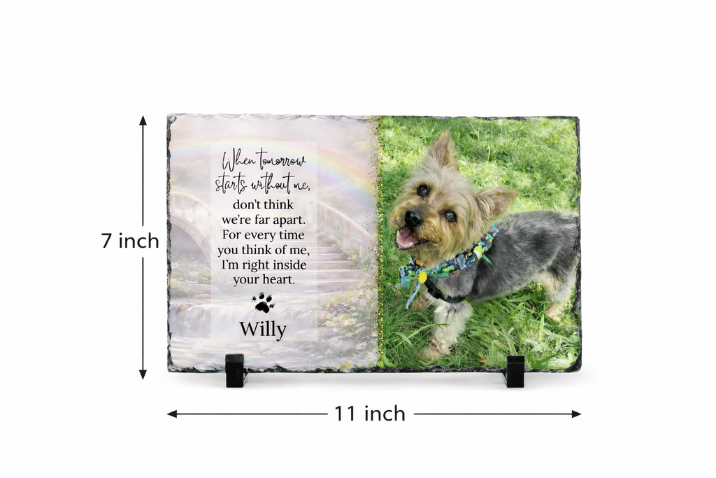 Pet Memorial Photo Plaque – My Best Friend